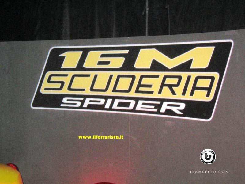 Illustration for article titled Ferrari Scuderia Spider 16M Unveiled Live At Mugello With Stickers, 16 GB Ferrari iPod Touch